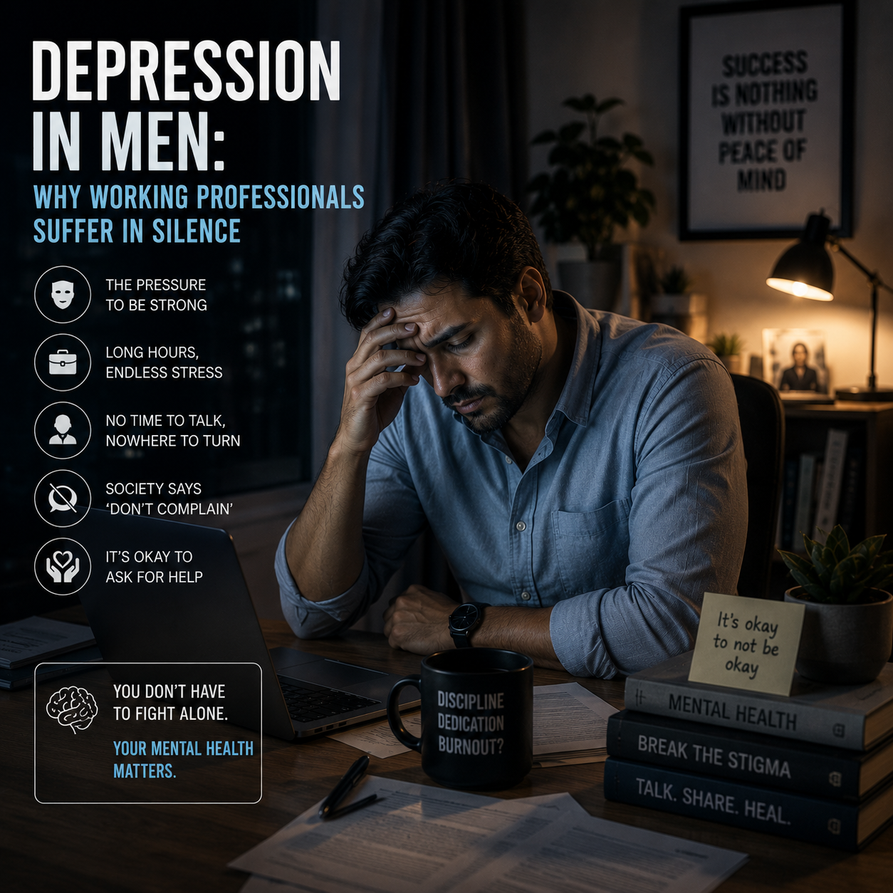 Depression in Men: Why Working Professionals Suffer in Silence